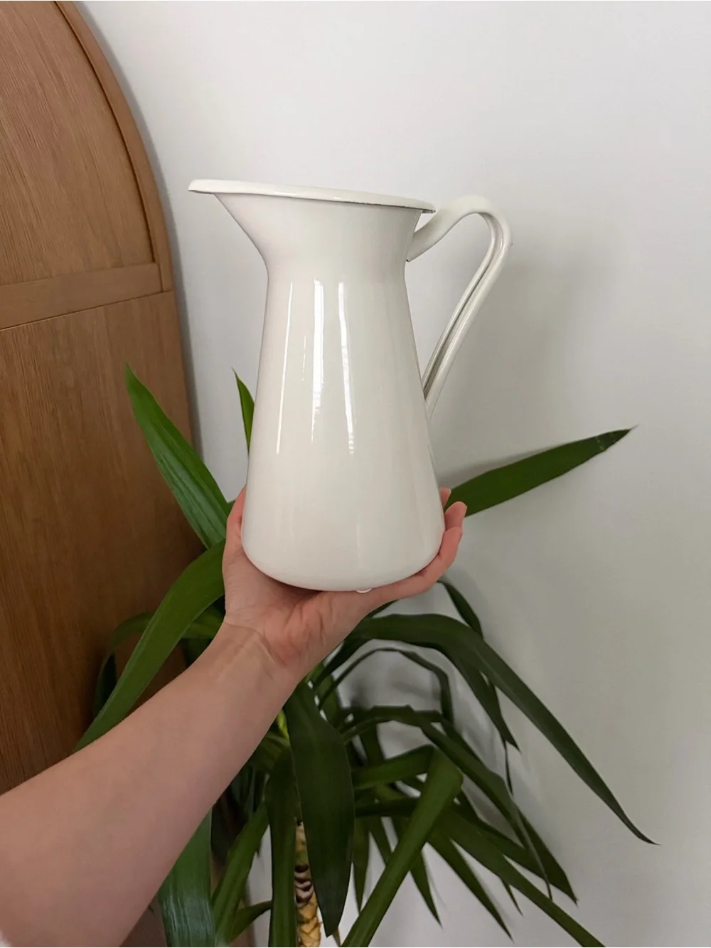White Pitcher Vase